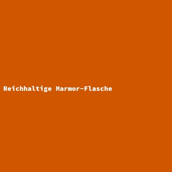 Reichhaltige Marmor-Flasche