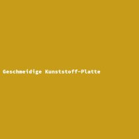 Geschmeidige Kunststoff-Platte
