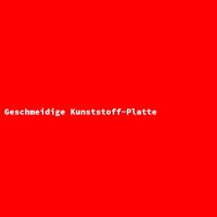 Geschmeidige Kunststoff-Platte