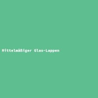 Mittelm&auml;&szlig;iger Glas-Lappen