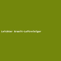 Leichter Granit-Luftreiniger