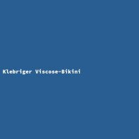 Klebriger Viscose-Bikini