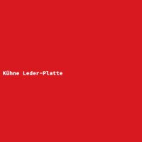 K&uuml;hne Leder-Platte