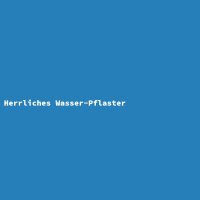 Herrliches Wasser-Pflaster