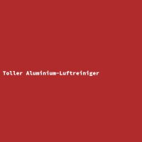 Toller Aluminium-Luftreiniger