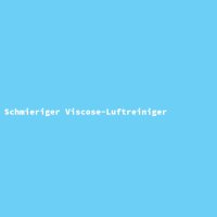 Schmieriger Viscose-Luftreiniger